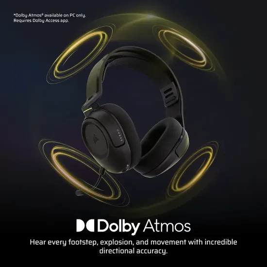 Геймърски безжични слушалки Corsair HS35 v3 Carbon Геймърски безжични слушалки Corsair HS35 v3 Carbon