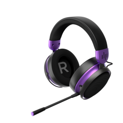 Геймърски безжични слушалки Dark Project Sono Wireless - Black/Violet