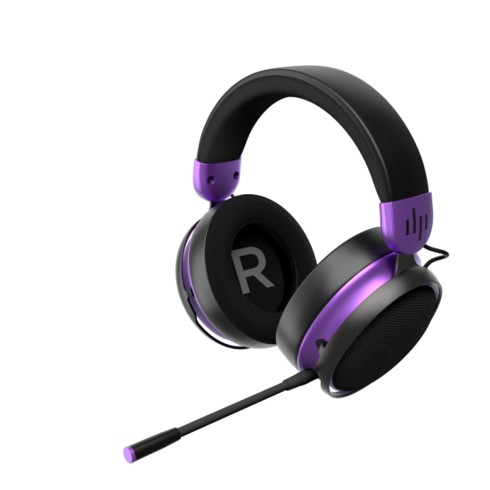 Геймърски безжични слушалки Dark Project Sono Wireless - Black/Violet
