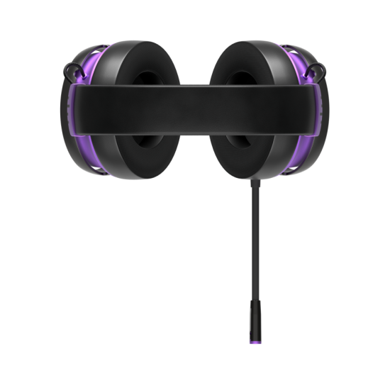 Геймърски безжични слушалки Dark Project Sono Wireless - Black/Violet