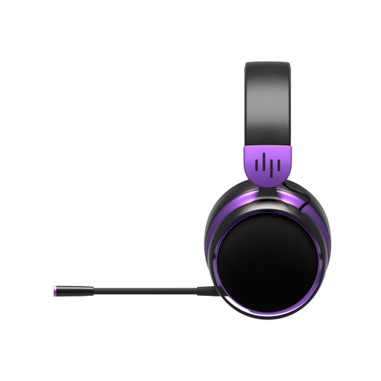 Геймърски безжични слушалки Dark Project Sono Wireless - Black/Violet