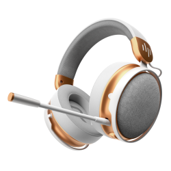 Геймърски безжични слушалки Dark Project Sono Wireless - White/Gold