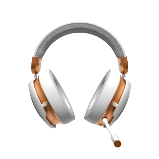 Геймърски безжични слушалки Dark Project Sono Wireless - White/Gold