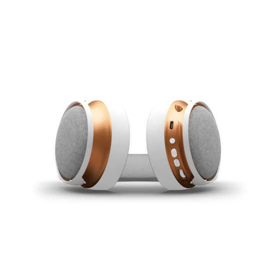 Геймърски безжични слушалки Dark Project Sono Wireless - White/Gold