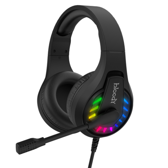 Геймърски слушалки A4TECH Bloody G230, USB, 7.1, RGB, Микрофон, Черни