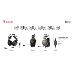 Геймърски  слушалки A4TECH Bloody MC750