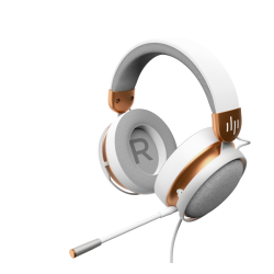 Геймърски слушалки Dark Project Sono Wired - White/Gold