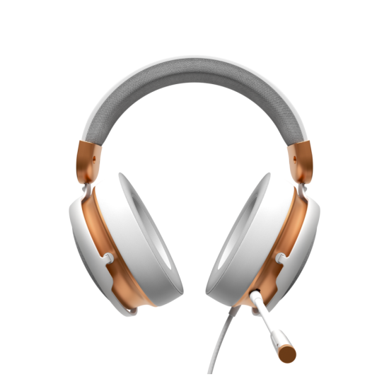 Геймърски слушалки Dark Project Sono Wired - White/Gold