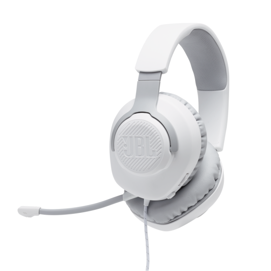 Геймърски слушалки JBL Quantum 100 White