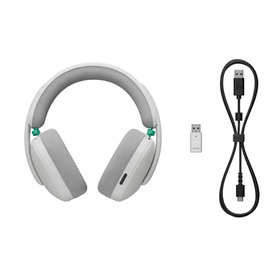 Геймърски слушалки Logitech G325 Ligthspeed Wireless, Микрофон, Бял