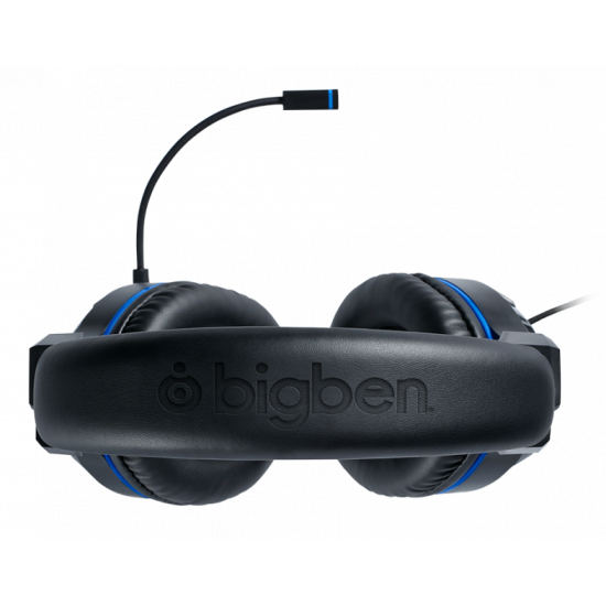 Геймърски слушалки Nacon Bigben PS4 Official Headset V3, Микрофон, Черен/Син