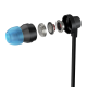 Геймърски слушалки с микрофон Logitech G333 In-ear 3.5 mm + USB-C adapter, тапи жични, черни