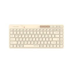 A4tech FBK26C AS Cafe Latte Fstyler безжичнa мини тиха клавиатура, Multi-mode, кирилизирана