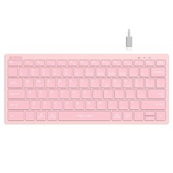 Безжична клавиатура A4TECH FBX51C FSTyler, розово