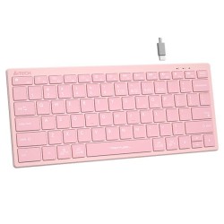 Безжична клавиатура A4TECH FBX51C FSTyler, розово