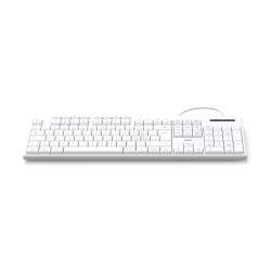 HAMA Жична клавиатура "CK-200", USB-A,USB-C, 8 мултимедийни клавиша, кирилизирана, бяла HAMA Жична клавиатура "CK-200", USB-A,USB-C, 8 мултимедийни клавиша, кирилизирана, бяла