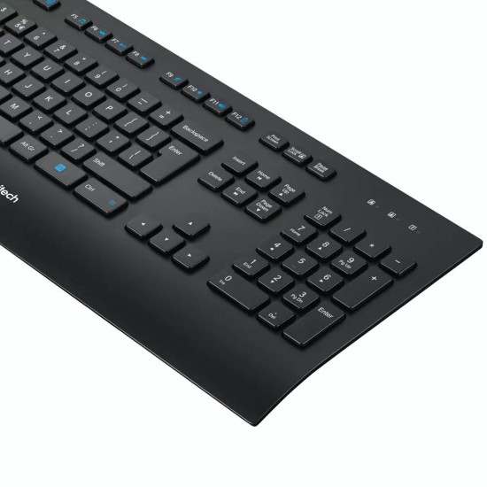 Клавиатура Logitech K280e, USB, Черна