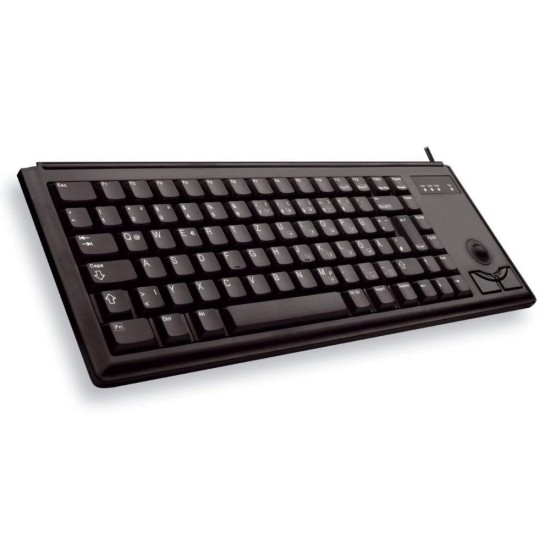 Компактна жична клавиатура CHERRY G84-4400 с Trackball