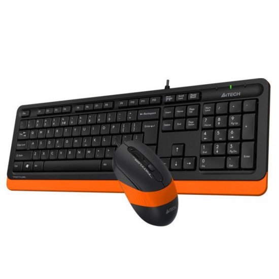 Комплект клавиатура и мишка A4TECH Fstyler F1010, Оранжев Комплект клавиатура и мишка A4TECH Fstyler F1010, Оранжев