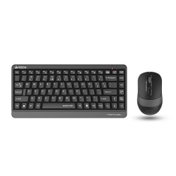 Комплект клавиатура и мишка A4TECH Fstyler FGS1110Q, Безжичен, Сива