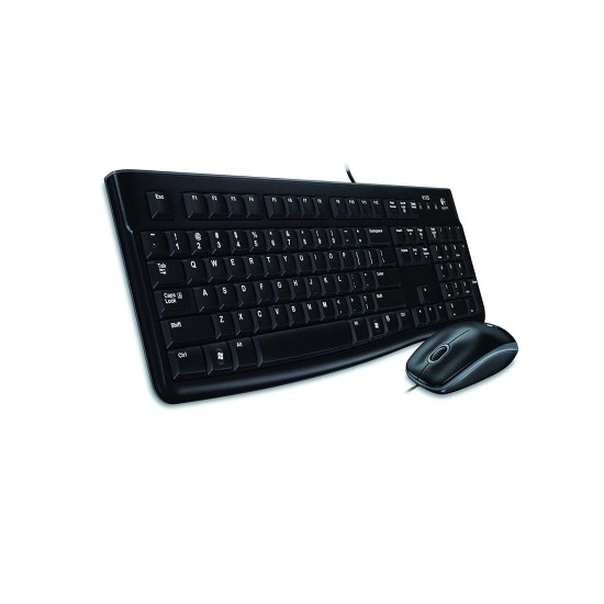 Kомплект клавиатура с мишка Logitech MK120, Черна