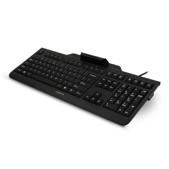 Жична клавиатура CHERRY KC 1000 SC, черна, с четец