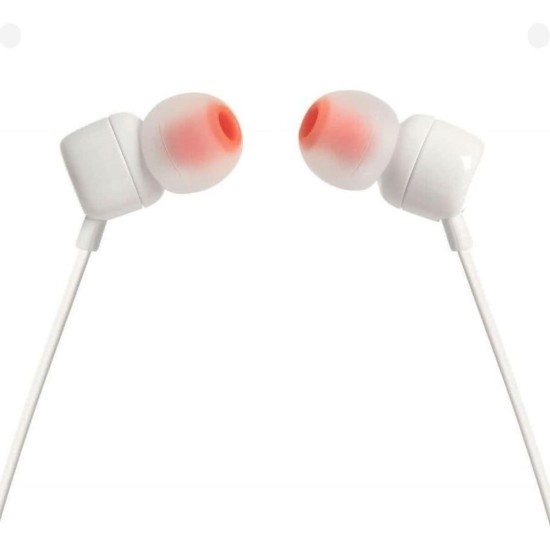 Слушалки JBL TUNE 110 - Бял Слушалки JBL TUNE 110 - Бял
