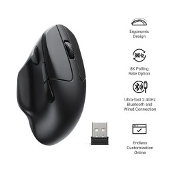 Безжична мишка Keychron M7-A23 8000Hz - Black