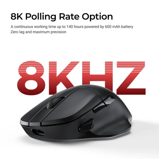 Безжична мишка Keychron M7-A23 8000Hz - Black