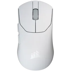 Геймърска безжична мишка Corsair Sabre v2 Pro Ultralight - White