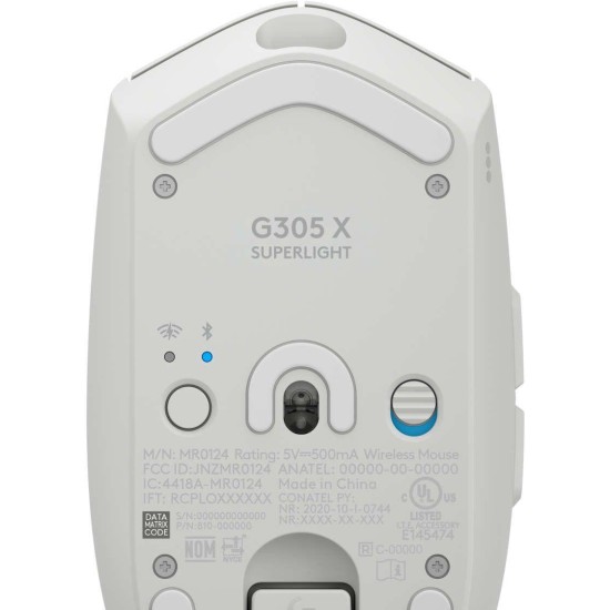 Геймърска безжична мишка Logitech G305 X Superlight - Бяла Геймърска безжична мишка Logitech G305 X Superlight - Бяла