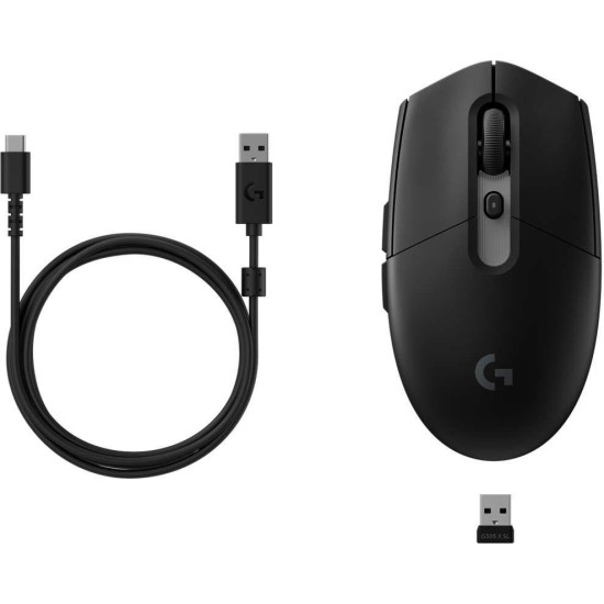 Геймърска безжична мишка Logitech G305 X Superlight - Черен