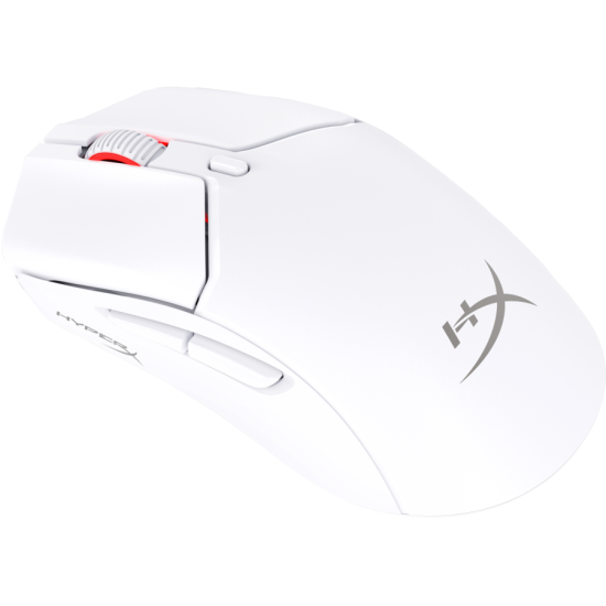 Геймърска мишка HyperX Pulsefire Haste 2 Mini, Wireless, RGB, USB, Бял