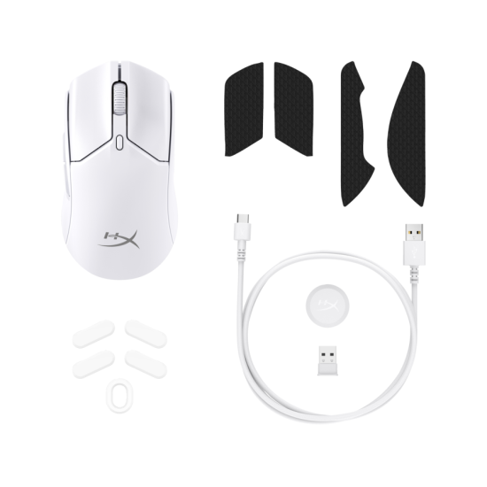 Геймърска мишка HyperX Pulsefire Haste 2 Mini, White