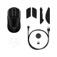 Геймърска мишка HyperX Pulsefire Haste 2 Mini, Wireless, RGB, USB, Черен