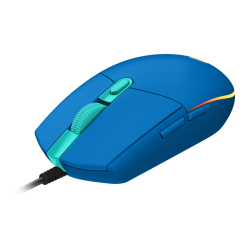 Геймърска мишка Logitech G102 LightSync, RGB, Оптична, Жична, USB, Син