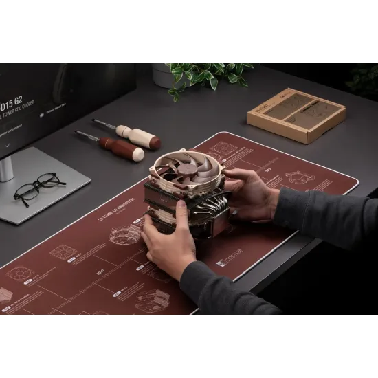 Подложка за мишка Noctua NP-DM3 Anniversary Deskmat - 900 x 400 x 4 mm Подложка за мишка Noctua NP-DM3 Anniversary Deskmat - 900 x 400 x 4 mm
