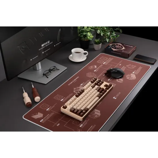 Подложка за мишка Noctua NP-DM3 Anniversary Deskmat - 900 x 400 x 4 mm Подложка за мишка Noctua NP-DM3 Anniversary Deskmat - 900 x 400 x 4 mm