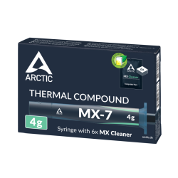 Термо паста ARCTIC MX-7 + МX Cleaner, 4g, Сив Термо паста ARCTIC MX-7 + МX Cleaner, 4g, Сив