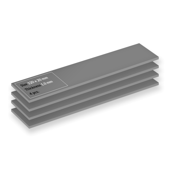 Термопроводящ пад ARCTIC TP-4 - 120x20x1.0 mm 4-Pack Термопроводящ пад ARCTIC TP-4 - 120x20x1.0 mm 4-Pack