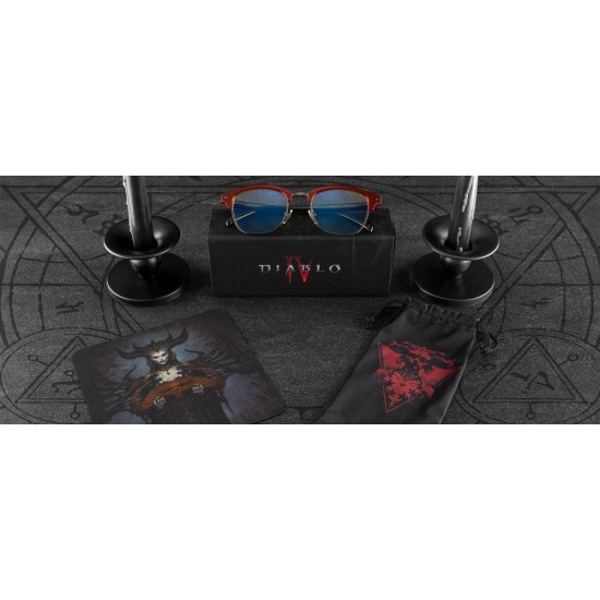 Компютърни очила GUNNAR Diablo IV Sanctuary Edition - Blood Onyx Amber