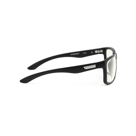 Компютърни очила GUNNAR INTERCEPT Onyx, Clear Natural, Черен
