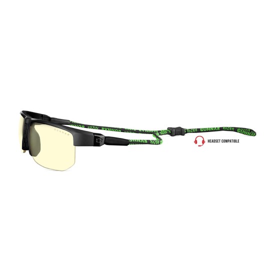 Геймърски очила GUNNAR Razer Torpedo X, Amber, Зелен/Черен