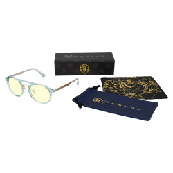 Комплект GUNNAR x World of Warcraft Alliance Edition Blue Crystal - Amber - Очила + калъф