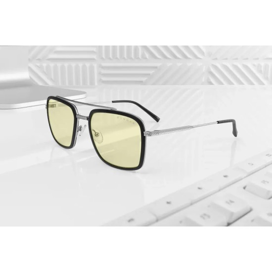 Компютърни очила GUNNAR Baron Silver - Amber