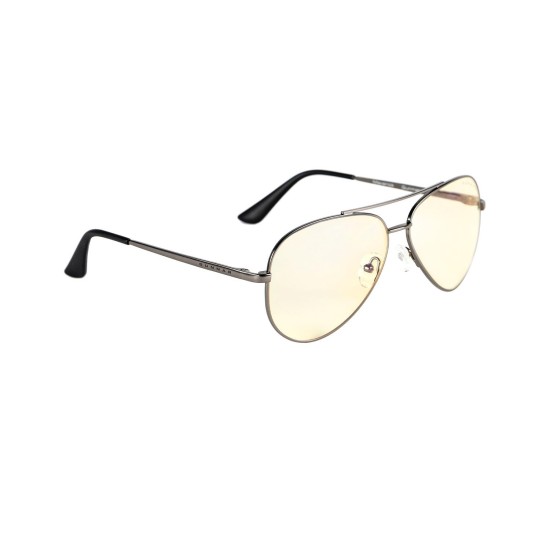 Компютърни очила GUNNAR Maverick Gunmetal Clear, Сребрист