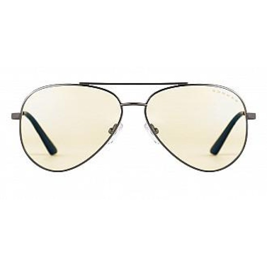Компютърни очила GUNNAR Maverick Gunmetal Clear, Сребрист