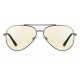 Компютърни очила GUNNAR Maverick Gunmetal Clear, Сребрист