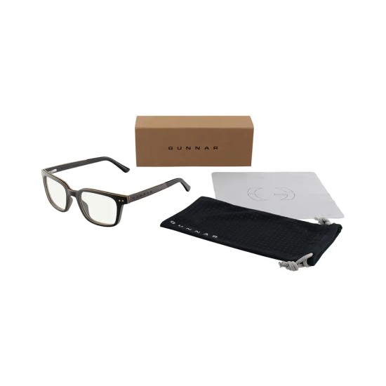Компютърни очила GUNNAR Muir Ebony (wood), Clear Pro