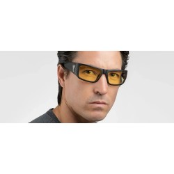 Компютърни очила GUNNAR Overwatch Reaper Black Ash - Amber